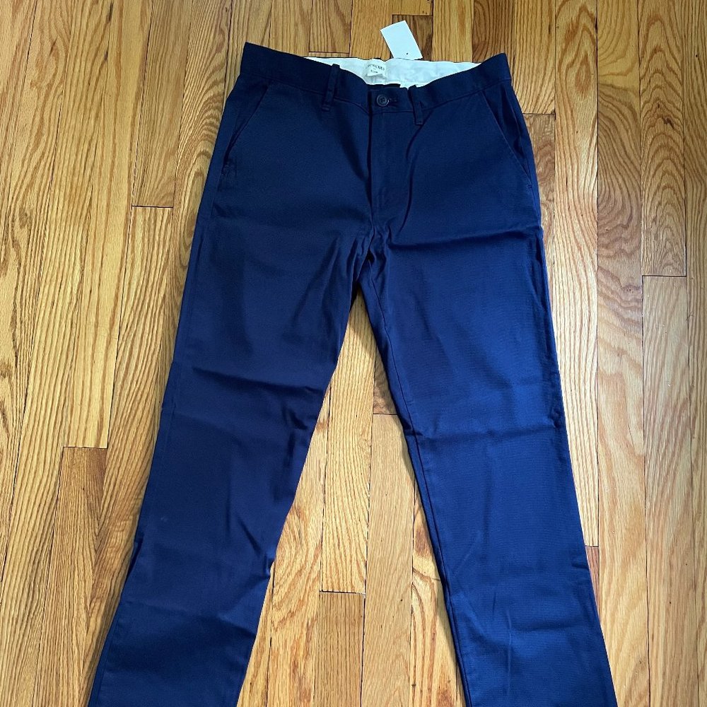 J. Crew Boys Slim Pant in Flex Khaki - Navy - Size 16